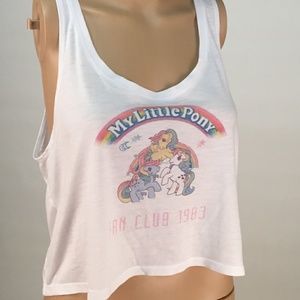 My little Pony Vintage crop tank